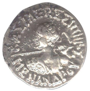 Silver Drachma Coin of Menander I of Indo Greek.