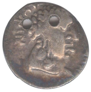 Silver Drachm  Coin of Siri Satakarni of Vashishtiputra.