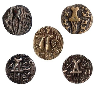 Coins of Post Gupta Kidarias of Kashmir.