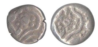 Silver Coins of Sakambhari Dynasty.