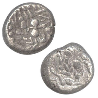 Silver Dramma Coin of Gadhaiya Derivative coinage of Paramaras of Malwa.