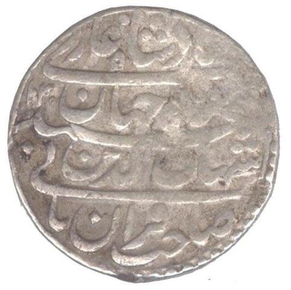 Silver One  Rupee Coin of Shah Jahan of Patna Mint.