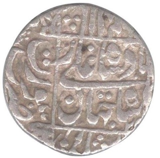 Silver One  Rupee Coin of Shah Jahan of Surat Mint.