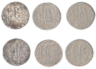 Silver One Rupees Coin of Shah Jahan.