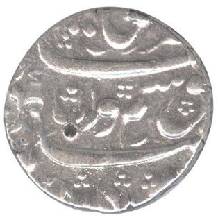 Silver One Rupee Coin of Farrukhsiyar of Azamnagar Mint.