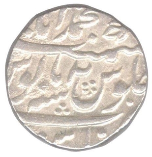 Silver One Rupee Coin of Muhammadabad Banaras Mint of Awadh State.