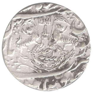 Silver One Rupee Coin of Ghazi Ud Din Haider of Suba Awadh of Awadh State.