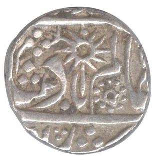 Silver One  Rupee Coin of Chhatarpur State.