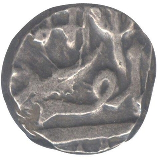 Silver Half  Rupee Coin of Jayaji Rao Sindhia of  Bhilsa Mint of Gwalior State.