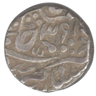 Siver One  Rupee Coin of Sawai Jaipur Mint of Karuli State.