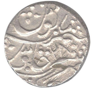 Silver One  Rupee Coin of Sawant Singh  of Pratapgarh State.