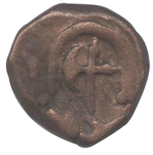 Copper Paisa Coin of  Anonymous Mint of Toka State Hyderabad Feudatory.