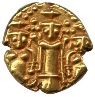 Gold Three  Swami Pagoda Coin of Madras Presidency.