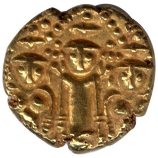 Gold Three Swami Pagoda Coin of Madras Presidency.