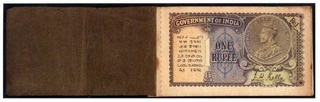 One  Rupee Booklet of  A Packet of Twenty Fifth consecutive notes of 1935.