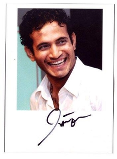 Autograph of Irfan Pathan of Indian Cricketer.