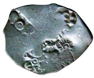 Punch Marked Silver Karshapana Coin of Magadha Janapada.