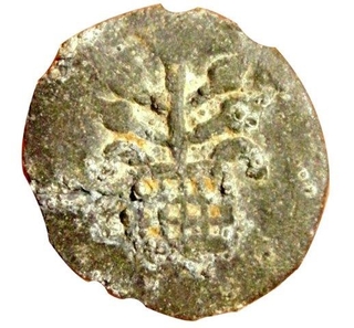 Lead Coin of Banavasi Region.