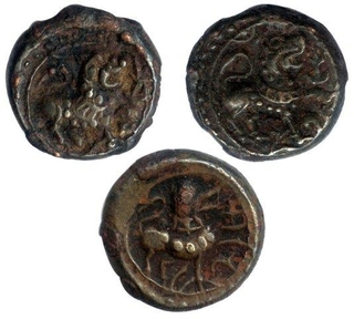 Copper Coin of  Vishnukundin Dynasty.