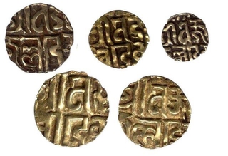 Gold Coin of Kalachuries of Ratanpur.