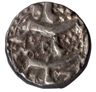 Silver Rupee of Jahangir of Qandahar Mint.