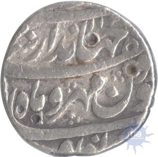 Silver Rupee of Jahandar Shah of Lahore Mint.