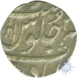 Silver Rupee of Ahmedabad of Sayaji Rao II of Baroda.