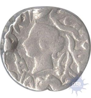 Silver Rupee of Queen Victoria of Muminabad Bindraban.