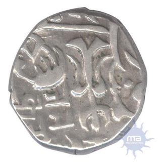 Silver Rupee of Jankoji Rao of Basoda Mint of Gwalior.