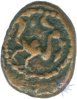 Copper Coin Mangamma of Nayakas of Madurai.