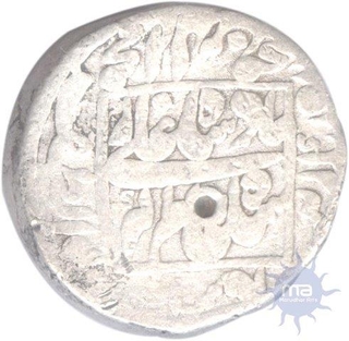 Silver Rupee of Aurangzeb Alamgir of Muhayyi ud din of Akbarabad.