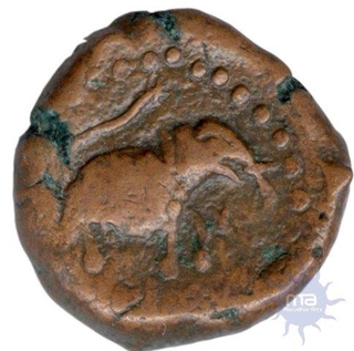 Copper Paisa of Calicut Bandar of Tippu Sultan of Mysore.