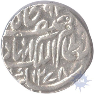 Silver Rupee of Farkhanda Bunyad Hyderabad Feudatory of Afzal ad Daula.