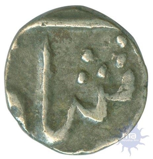 One Fourth Silver Rupee of Udaipur Mint of Swarup Singh of Mewar.