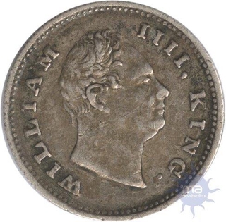 Silver One Fourth of William IIII of 1835.