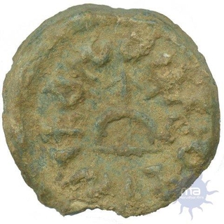 Lead Coin of Vasisthiputra Kura of Kura Dynasty.