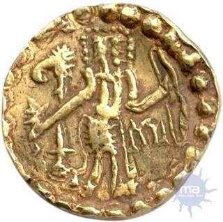 Bengal Gold Dinar Coin of Samatata of Post Gupta.