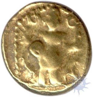 Gold Pagoda coin of Srirangaraya II of Vijayanagara Empire.