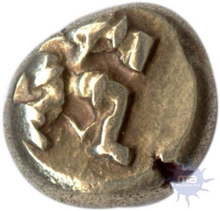 Gold Pagoda Coin of Hari Hara I of Sangama Dynasty of Vijayanagara Empire.