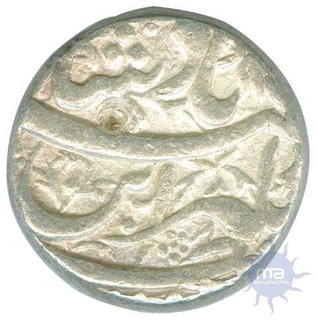 Silver Rupee of Burhanpur Mint of Jahangir of Nur ud din Muhammad.