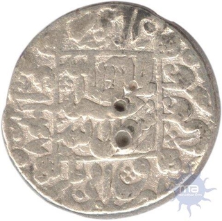 Silver Rupee of Pattan Deo Mint of Shah Jahan of Shibad ud din Muhammad.