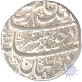 Silver Rupee of Ahmedabad Mint of Aurangzeb Alamgir of Muhayyi ud din.