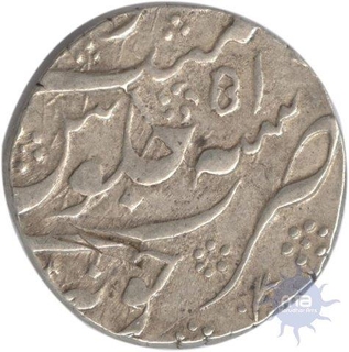 Silver Rupee of Junagarh Mint of Aurangzeb Alamgir of Muhayyi ud din.