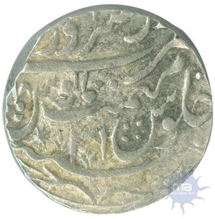 Silver Rupee of Saharanpur Mint of Maratha Confederacy.