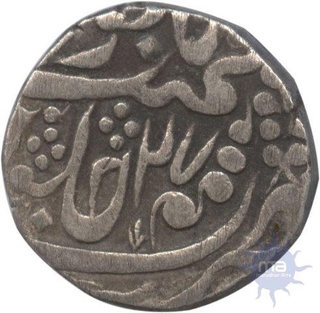 Silver Rupee of Shah Alam II of Manak Pal of Karauli.