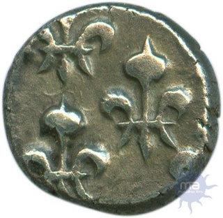 Silver Two Royalins (Fanon) of Indo-French.