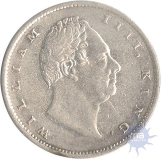 Silver One Rupee of King William IIII of 1835.