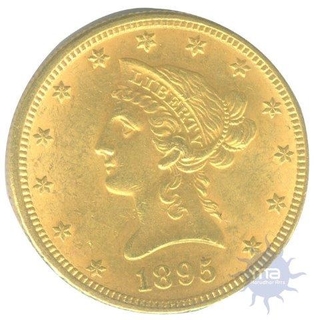 USA Ten Dollars Gold Coin of 1895.