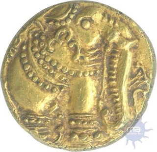 Gold,Pagoda Coin of Ganga Dynasty.