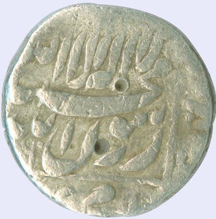 Silver One  Rupee Coin of Shah Jahan of Bhilsa Mint.